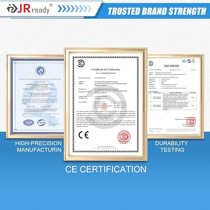 JRready ACT-SY-16DT-S 3rd-Gen Deutsch DT Crimp Tool for 16# Stamped & Formed Contacts, One-Cycle Ratcheting Crimper with Positioner, 16-18 AWG, for Amphenol AT
