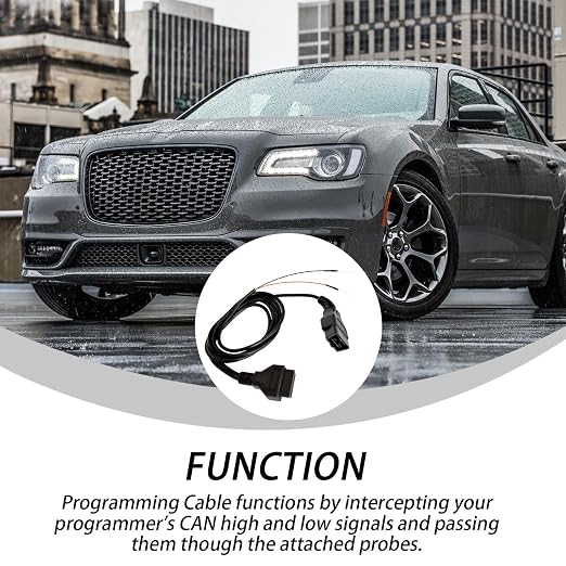 Universal Programming Cable Compatible with 2018+ Chrysler/Dodge/Jeep Vehicles