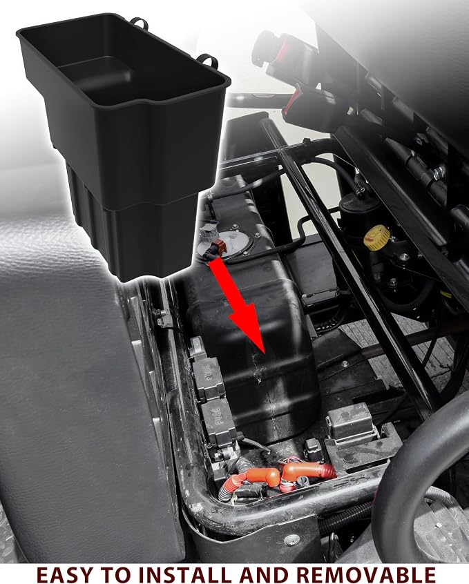 SAUTVS Under Seat Storage Box for Kawasaki Mule 4000 4010 2014-2026 | Water Resistance 14L Under Driver Seat Storage Bin Accessories