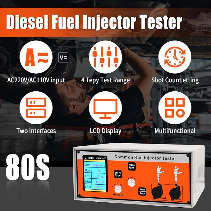 Common Rail Injector Tester Diesel Common Rail Injector Tester Machine Common Rail piezoelectric Injector Tester Drive Fuel Repair Tool