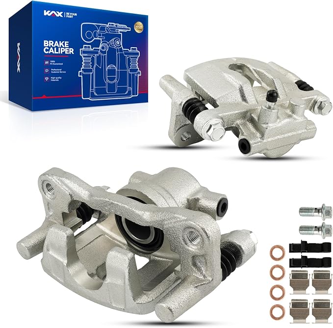 KAX Disc Brake Caliper Assembly Fit for Patriot 2007-2017, Compass 2007-2017, Avenger 2008-2014, 200 2011-2014, Caliber 2007-2012, Sebring 2007-2010, Lancer 2008-2017, Rear Side