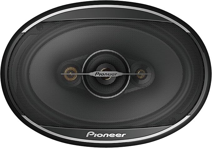 PIONEER A-Series Standard TS-A6961F 6” x 9” 4-Way Speakers (Pair) – 450W Max, Balanced Sound + Smooth Treble, Enhanced Bass, Ideal Factory Upgrade, Installation Adaptors Included