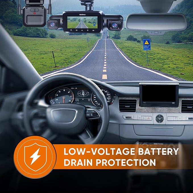 Neideso Type-C Hardwire Kit with Radar Detection, Suitable for N300/N300Pro/N700/N700Pro/N900/N900Ultra/Type-C Interface Dash Cam,12V-24V to 5V/2.5A, Low Voltage Protection, 24-Hour Parking Monitoring