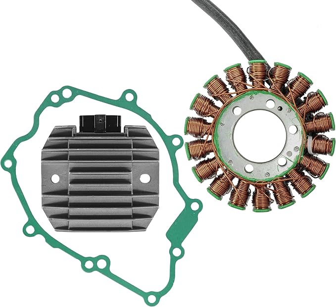 Caltric Stator & Regulator Rectifier with Gasket Compatible with Yamaha Yzf-R6 Yzf R6 2003 2004 2005