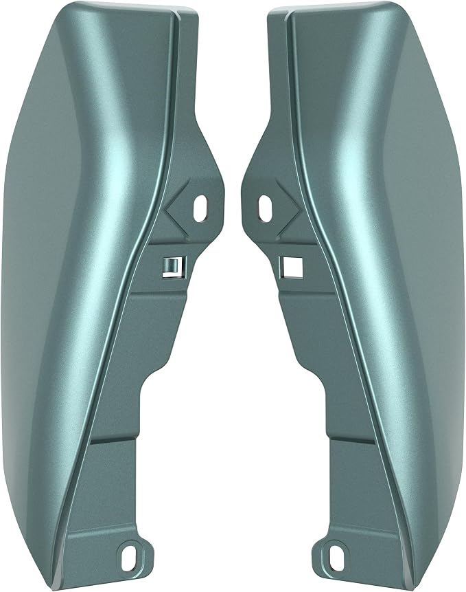 Color - Matched Mid Frame Air Deflectors Heat Shield, Perfectly Fit for Harley Touring Models 2009-2026 Spruce