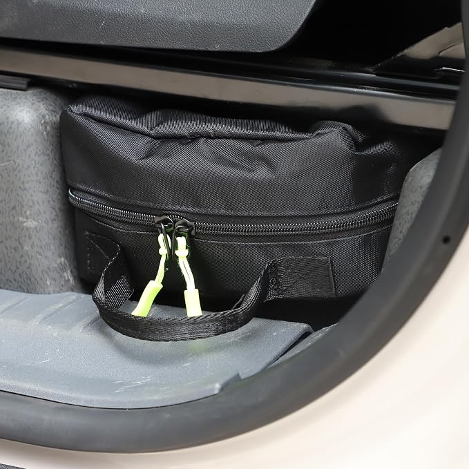 Under seat Storage Bag for Ineos Grenadier 2020-2025 Accessories Oxford Cloth Tool Organizer Box Under Front Seat, Underseat Hidden Bag Organizer Tray Drawer Bin with Anti-slip Handle (Black1)