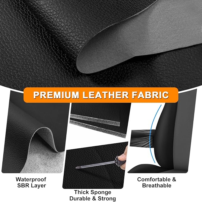 Seat Cover Fit for Legacy High Back Seat with Armrests | Heavy Duty PU Leather Driver or Passenger Side High Back Semi Truck Seat Cover with Armrests
