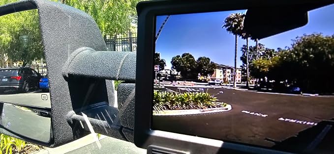 Blind Spot System for Any Car, HD Side View Security Camera, Electronic Blind Spot Rearview Camera with Rotatable Lens, 120 Wide Angle View, Paste Installation, AHD 720/1080P(2, Silver) (2, Silver)