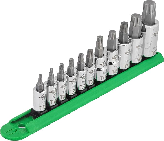Mayhew Tools 16015 Torx Plus Socket Bit Set, Chrome Plated, 11-Piece