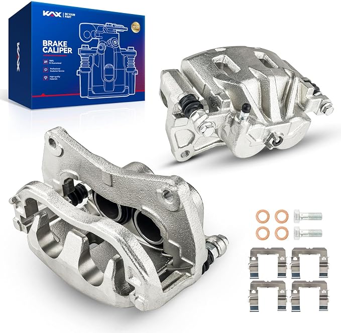 KAX Disc Brake Caliper Assembly Fit for Outback 2010-2019, WRX 2015-2021, Forester 2014-2018, Legacy 2005-2019, Tribeca 2008-2014, B9 Tribeca 2006-2007, Front Left and Right Side