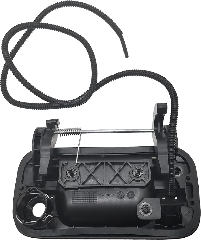 Tailgate Handle with Camera, OE: #8L3Z-9943400-AC, Compatible with Ford F150, F250, F350, F450, F550 (Black)
