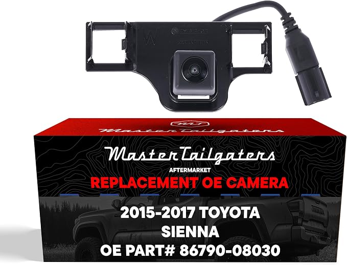 Master Tailgaters Replacement for Toyota Sienna (2015-2017) Backup Camera OE Part # 86790-08030