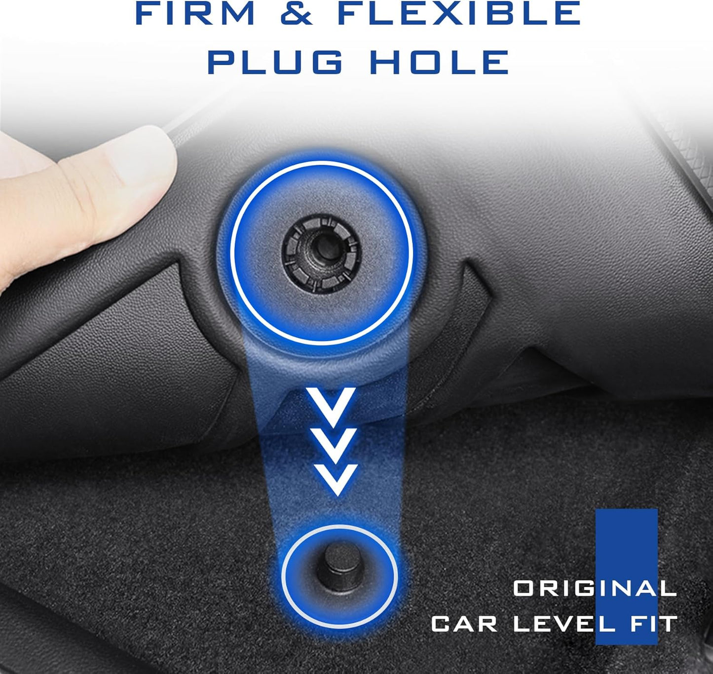 Car Floor Mats for 2024 2025 Chevy Chevrolet Trax & Buick Envista Accessories,TPE All Weather Protection Floor Mats,Custom Fit 1st&2nd Row Car Floor Liners Set,Heavy Duty Accessories,Black