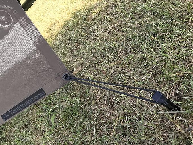 Tentproinc RV Awning Side Sun Shade Screen 9'X7' Mesh Sunshade for Motorhome Camping Trailer Awning Sunscreen Shadescreen Block UV Glare Sunblocker - 3 Year Warranty (Brown)
