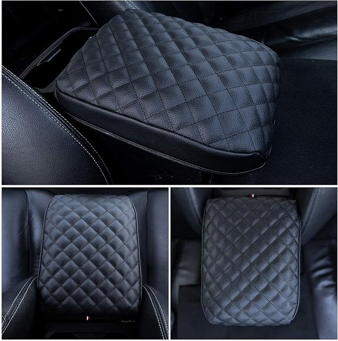 JKCOVER Center Console Armrest Dividers Organizer and Premium Center Console Cover Compatible with Toyota Tacoma 2016 2017 2018 2019 2020 2021 2022 2023 Accessories