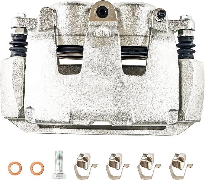 KAX Disc Brake Caliper Assembly Fit for 1500 2011-2018, 1500 Classic 2019-2023, Ram 1500 2009-2010, Aspen 2007-2009, Durango 2007-2009, Dakota 2009-2010, Dakota 2011, Front Left or Front Right Side