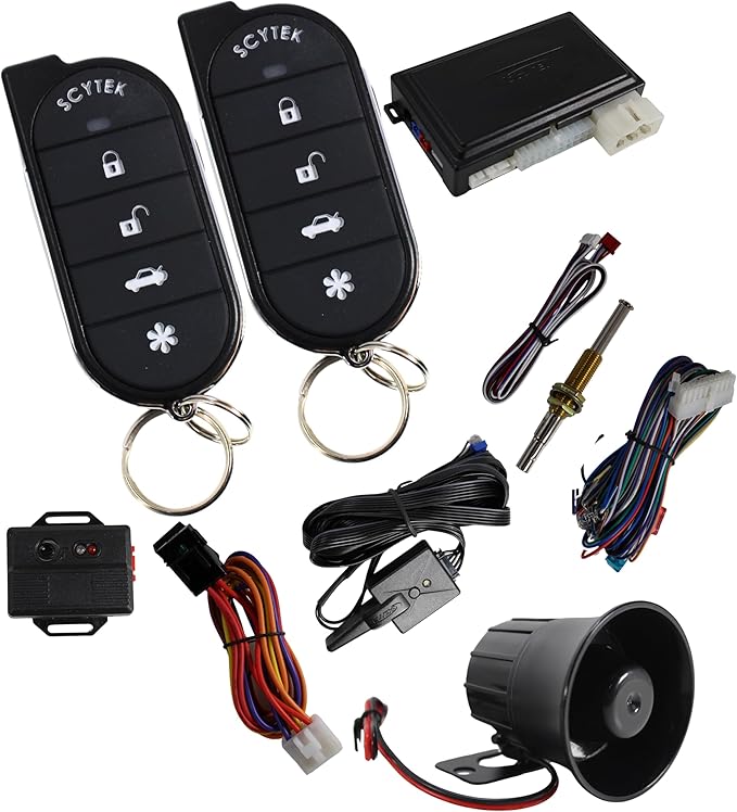 A4 5 Button Remote Engine Start, Keyless Entry, Security System w/ 2 Remotes (A4 Only)