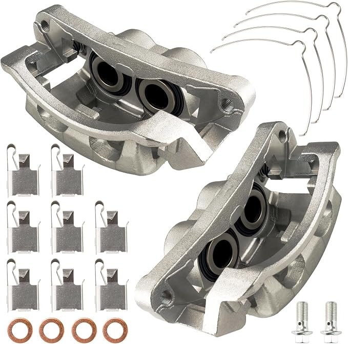 KAX Disc Brake Caliper Assembly Fit for F250 Super Duty 1999-2004, F350 Super Duty 1999-2004, Excursion 2000-2005, Front Side