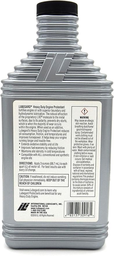 Lubegard 30916 Heavy Duty Engine Protectant, 32 fl. oz.