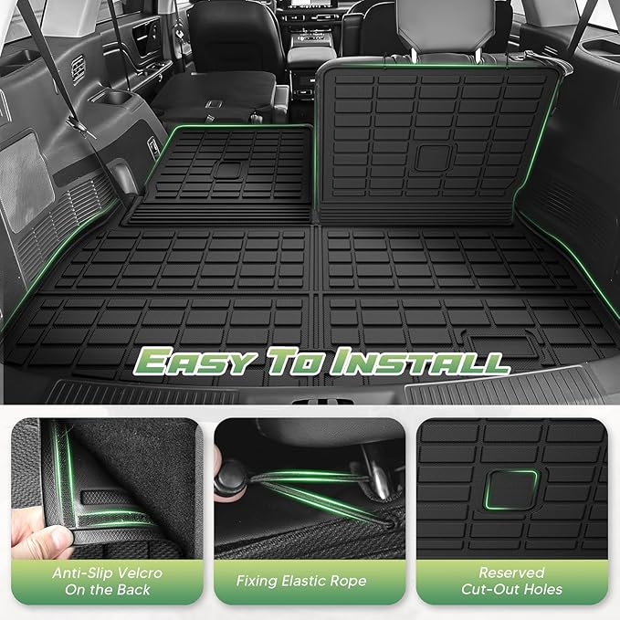 Cargo Liner for Lincoln Aviator 2020-2025 2026, All Weather Cargo Mats for Aviator Accessories, Heavy Duty TPE Trunk Mat, Car Accessories