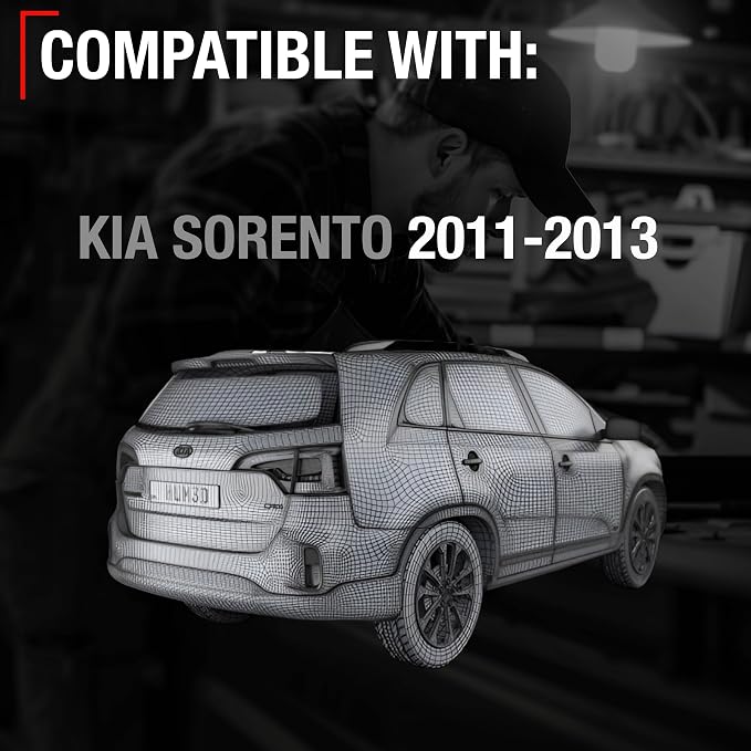 Rear View Backup Camera - Compatible with 2009-2013 Kia Sorento - Reverse Park Assist Camera Replacement - OEM 95760-2P000, 592-267