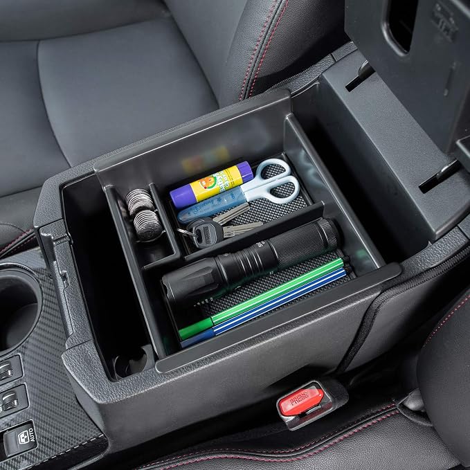 JDMCAR Secret Compartment Storage and Center Console Organizer (Black Trim) Compatible with Toyota 4Runner 2010-2023