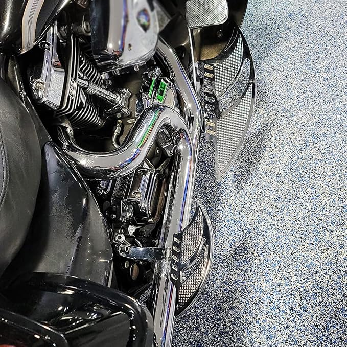 Rebacker Motorcycle Floorboards Foot Pegs Floor Board Pedals For Harley Touring Electra Glide Road Glide Road King Dyna Sportster