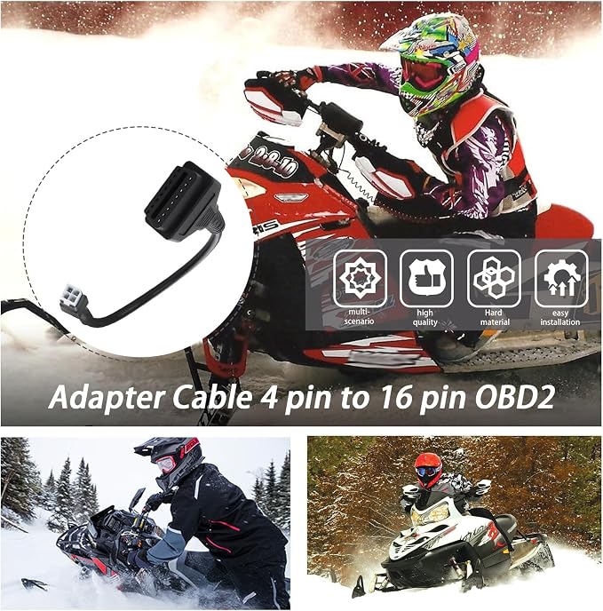 for Polaris FST Turbo Digitial Wrench obd2 Adapter Cable 2850077