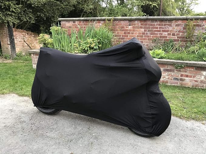 WinPower Indoor Motorcycle Cover Stretch Elastic Dustproof Covers for Motorbikes, 104 x 41 x 49 inches