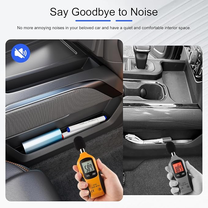 2PCS Center Console Shifter Storage Box Compatible with 2022-2026 Chevy Silverado GMC Sierra Gear Side Storage Tray Replacement for 2022 2023 2024 2026 Chevy Silverado GMC Sierra Accessories
