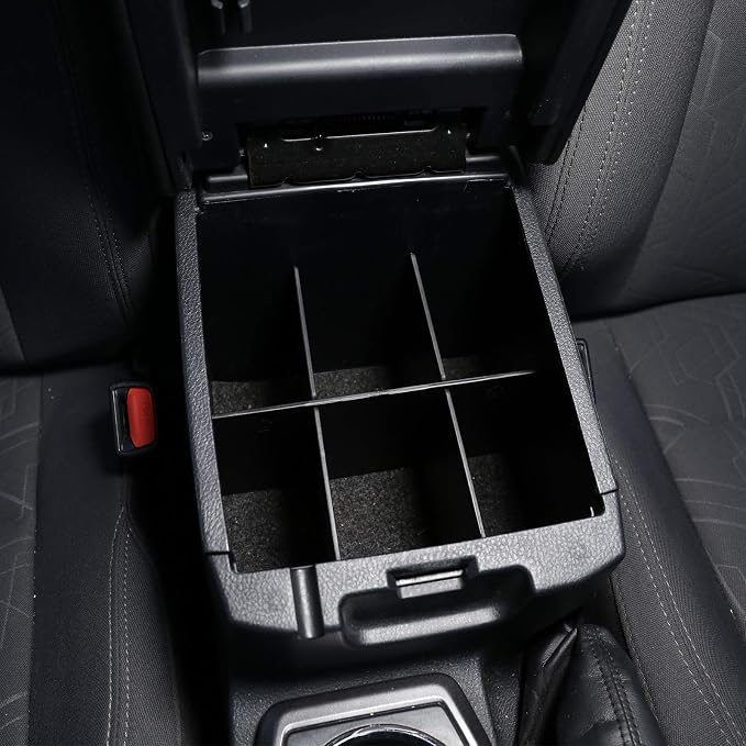 CHEAYAR for Toyota Tacoma 2016-2020, Center Console Dividers, Insert Armrest Box Insert Armrest Box ABS Materials Organizer,Shifter Storage Box Interior Accessories 3 pcs