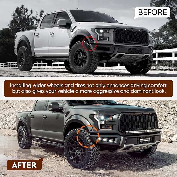 Aeagle 4x156 Wheel Adapters 2" for 2013+ Polaris Ranger RZR, Forged 4 Lug Wheel Spacers with 12x1.5 Studs 131mm Bore 4PCS
