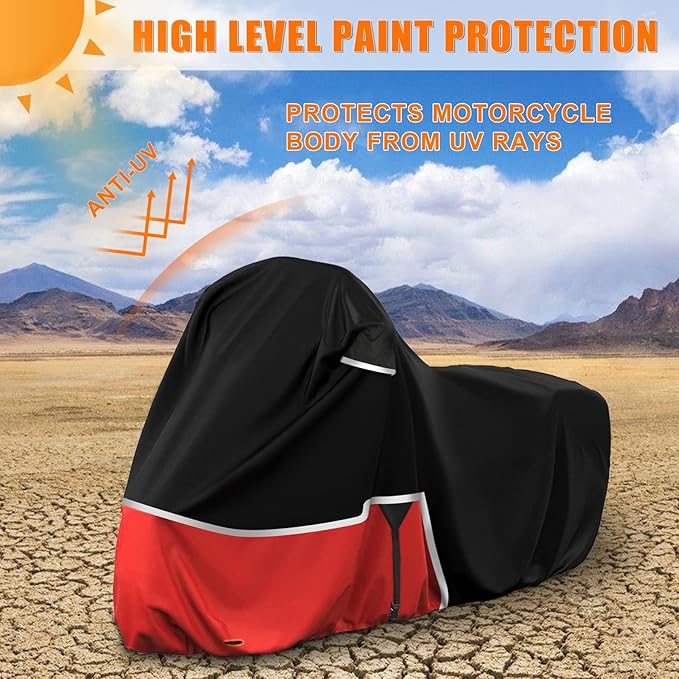 Waterproof Motorcycle Cover Replace for Honda Scooter Model, 420D Oxford Cloth Honda Ruckus, Metropolitan, Dio and ADV150 Scooter Cover for Snow Rain Dust Protection