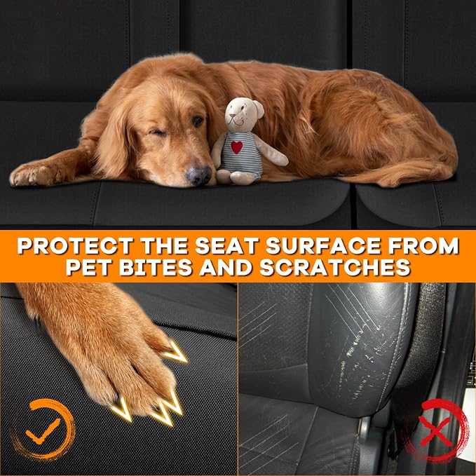 Truck Seat Cover Compatible with 2006-2024 2025 Isuzu NPR Front 40/60 Split Bench Seat Cover