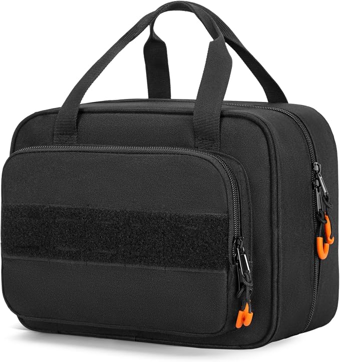 Rexmica Carrying Bag Compatible with Fluke Digital Multimeter/325 Clamp Multimeter, Electric Tester Tool Storage Bag with Multiple Pockets for Electrician (Bag Only)