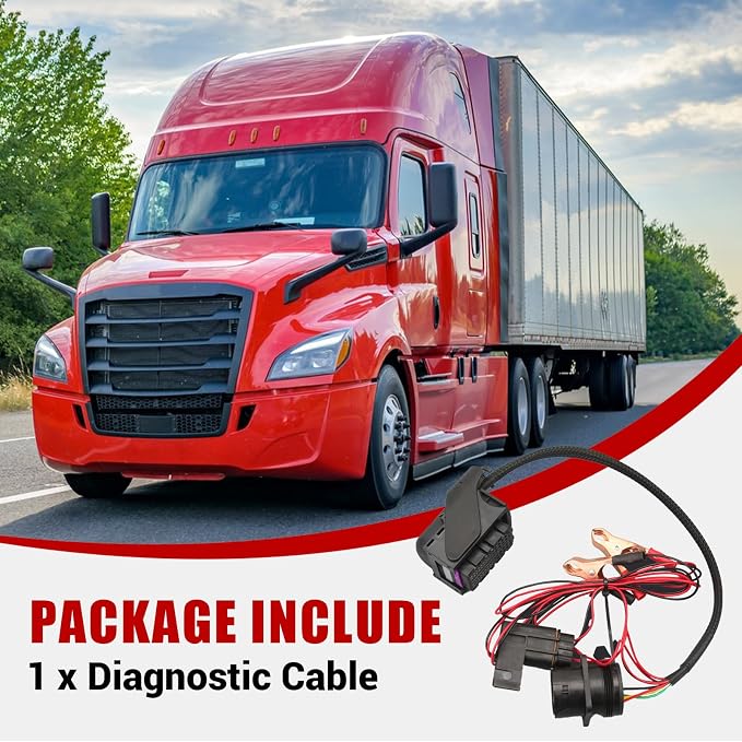 Diagnostic Cable Compatible with Paccar MX13 EPA17 ACM Engine Fit for Heavy Duty/Commercial Vehicles