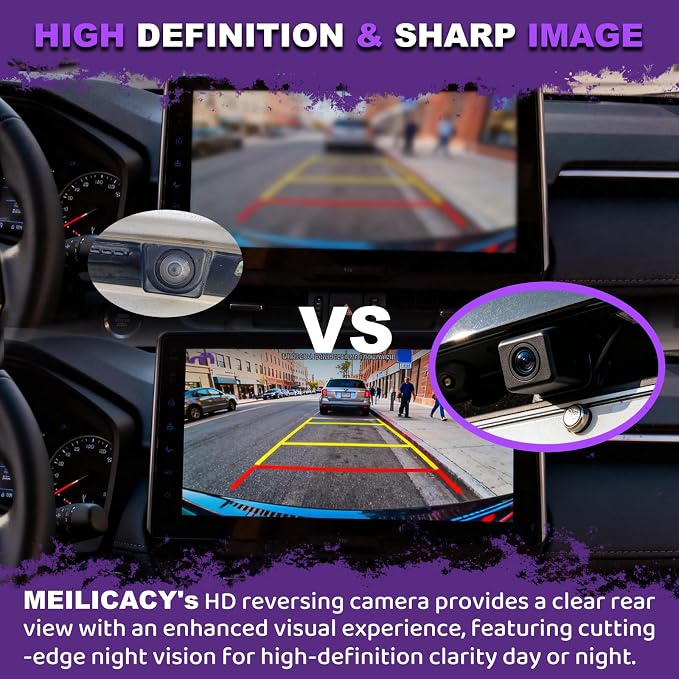 Rear View Back Up Camera for Chevrolet Equinox (2018 2019 2020 2021 2022 2023 2024) 23137305 Adopt Glass Lens, IP86 Water Resistance, Imported Chip