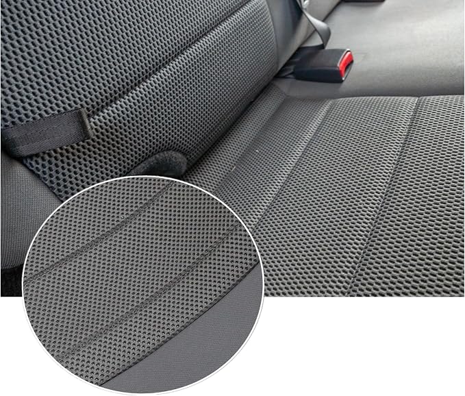 FZJDSD Gray Driver Side Bottom Cloth Replacement Seat Cover & Foam Cushion Compatible with Jeep Wrangler Sahara Rubicon 2008 2009 2010