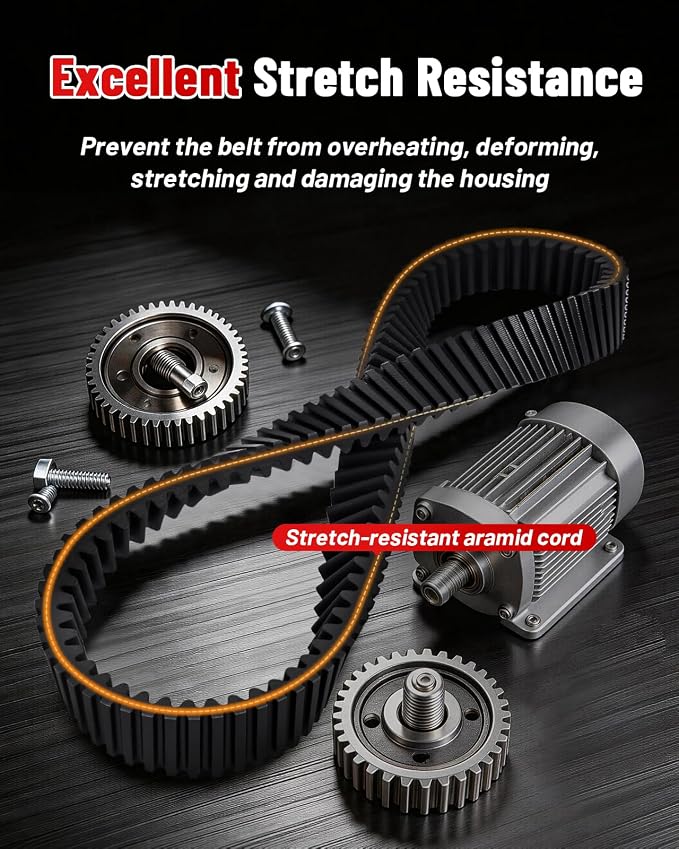 StarknightMT X3 Drive Belt Compatible With Can-Am Maverick X3 & X3 MAX 2017-2025, CVT Belt OEM Replacement 422280652 422280651 422280654, Heavy Duty Aramid EPDM Rubber
