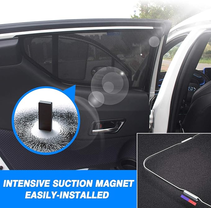 Cartist Car Side Window Shades for Honda CR-V CRV 2017-2022 Accessories Sunshades Window Sun Shade Covers Magnet Mesh Shades Protector Sun Shield and UV Rays Privacy Protection 4PCS