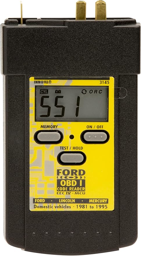 INNOVA Ford Digital OBD1 Code Reader and Extension Cable Bundle