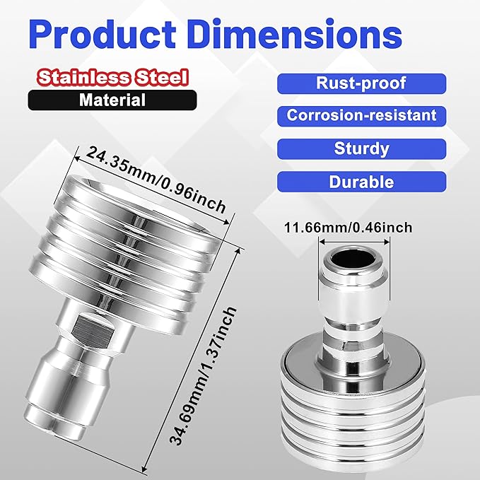 Tool Daily Pressure Washer Nozzle Tips for Soft Wash, Pressure Washer Short Gun with Mini Foam Cannon