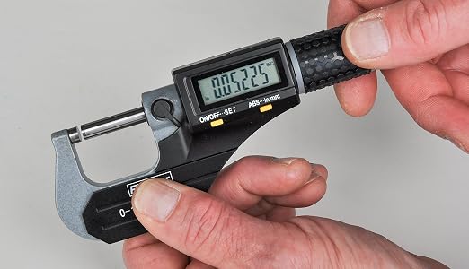 Fowler 54-870-001-0, Xtra-Value Ii Digital Micrometer With 0-1"/25MM Measuring Range