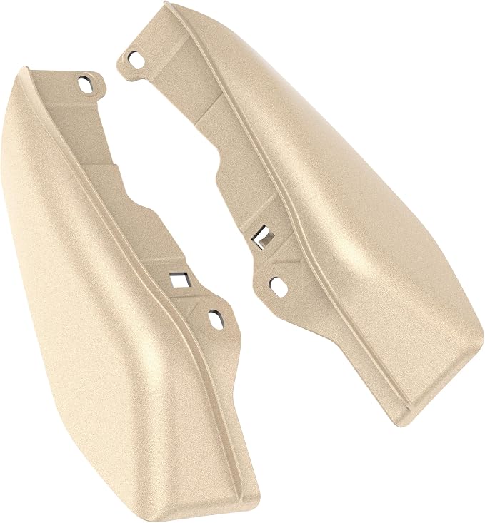 Color - Matched Mid Frame Air Deflectors Heat Shield, Perfectly Fit for Harley Touring Models 2009-2026 Camouflage Sand Denim