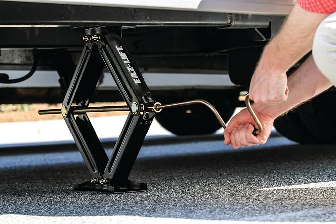 Eaz-Lift 20" RV Stabilizing Scissor Jack, Fits Pop-Up Campers and Travel Trailers - Pack of 2 (5,000lb Rating) - 48800