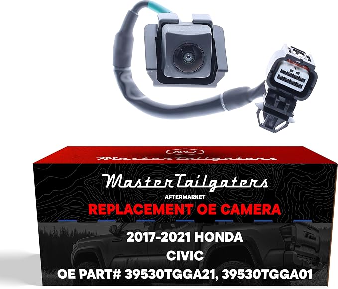 Master Tailgaters Replacement for Honda Civic Hatchback (2017-2021), Civic Type R (2018-2020) Backup Camera OE Part # 39530-TGG-A21, 39530-TGG-A01