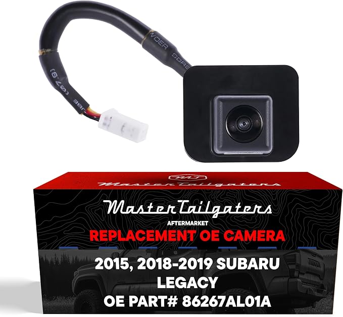 Master Tailgaters Replacement for Subaru Legacy (2015, 2018-2019) Backup Camera OE Part # 86267AL01A