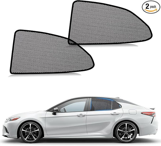 ZATOOTO Car Window Shades Camry 2018-2024 for Rear Window 2Pack car Shades for Back Windows Baby & Pet | Blocks 99% UV Rays & Heat | Breathable Mesh for Privacy & Bug Protection | Camping & Travel