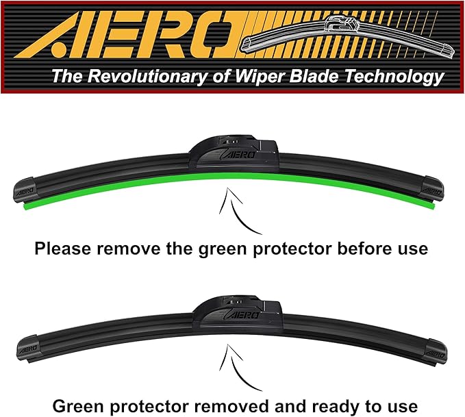 AERO Wipers Replacement for Toyota Land Cruiser 1999-1998, 20"+20" Front + 16" Rear, Premium All-Season Windshield Wiper Blades with Extra Squeegee Refills + 1-Year Warranty (Set of 3)