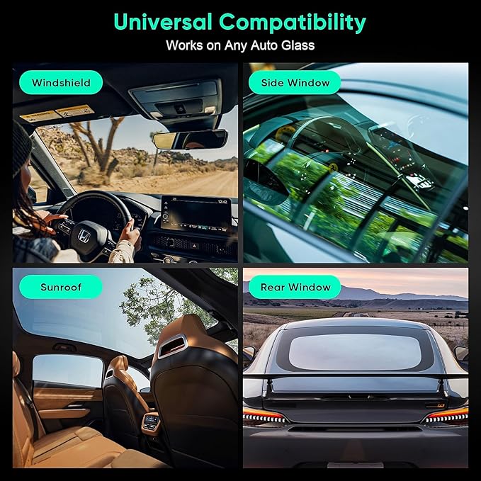 Car Windshield Crack Repair Kit - 2026 Upgrade Nano Glass Repair Liquid for Cracks & Chips, Cracks Gone Glass Remover Fluid for Quick Fix Windshields, Windows, Mirrors